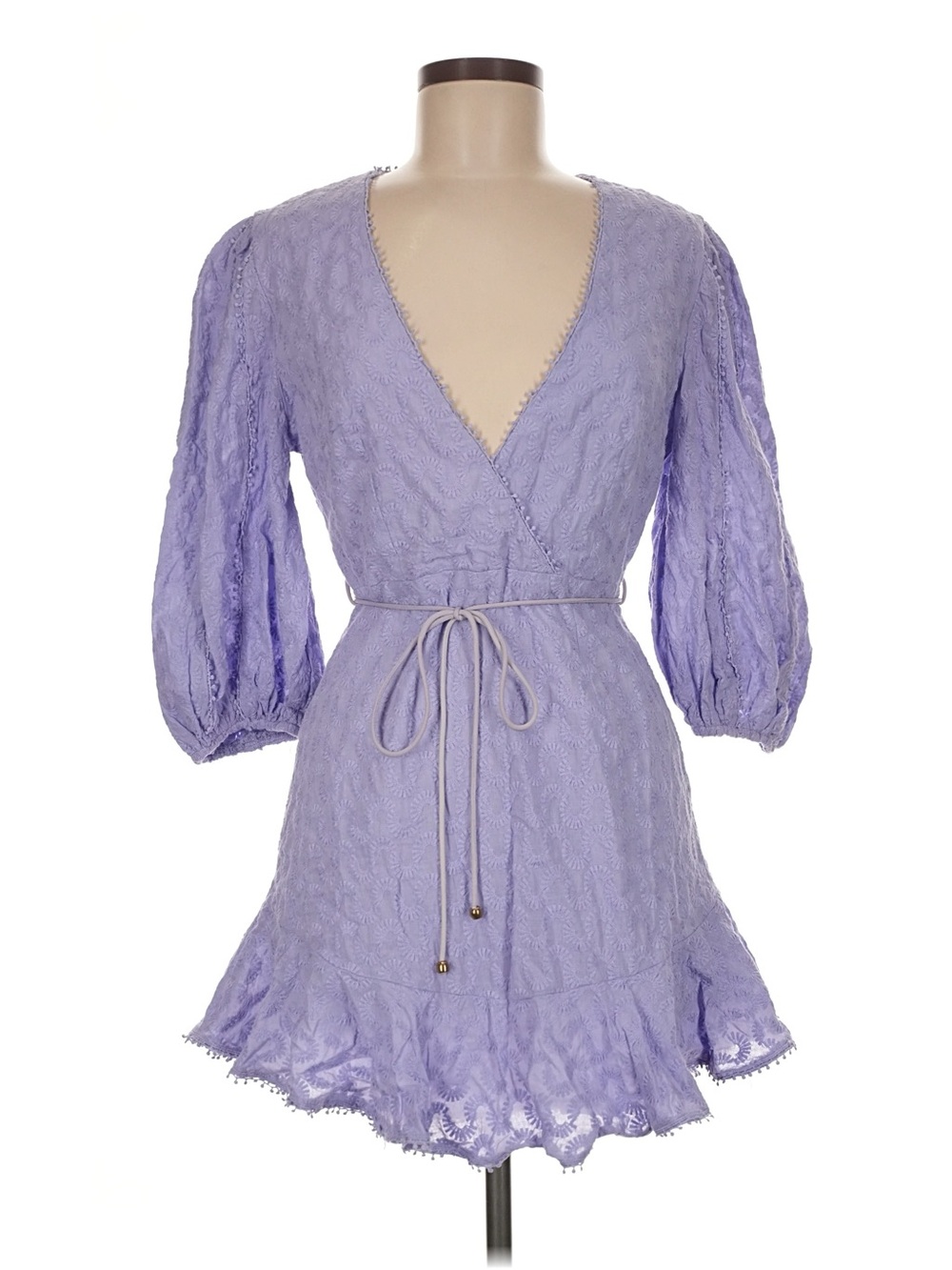 Lavender Dream Cotton Mini Dress
